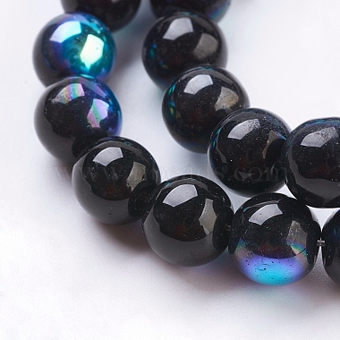 Glass Beads Strands(M-GR8MM-AB)-3
