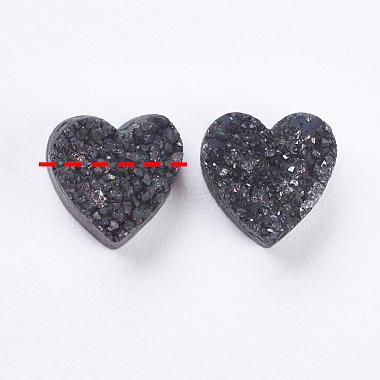 Electroplate Natural Druzy Agate Beads(G-E400-03-B02)-3