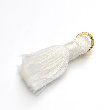 Golden White Nylon Pendants