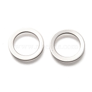 304 Stainless Steel Linking Rings, Ring, Stainless Steel Color, 15x1mm, Inner Diameter: 11mm(STAS-P269-11A-P)