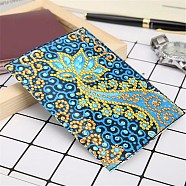 DIY Diamond Painting Passport Cover Kits, including Resin Rhinestones, Diamond Sticky Pen, Tray Plate and Glue Clay, Colorful, 140x200mm(DIAM-PW0010-39I)