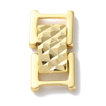 Brass Watch Band Clasps, Cadmium Free & Lead Free, Rectangle, Real 24K Gold Plated, 15x8.5x3.5mm