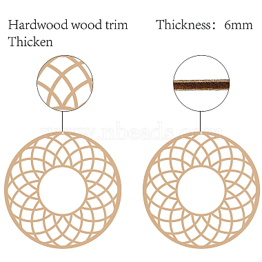 sculpture murale en bois découpée au laser(WOOD-WH0113-053)-3