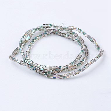 Electroplate Glass Beads Strands(EGLA-F121-HP-A02)-2