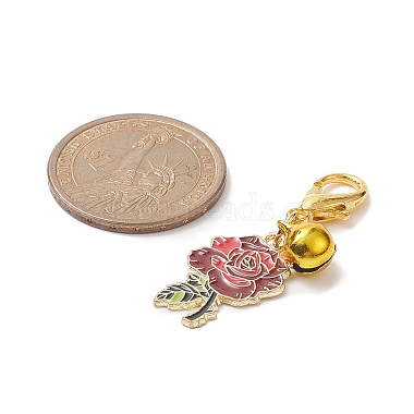 décoration pendentif en alliage d'émail(HJEW-JM00960)-4