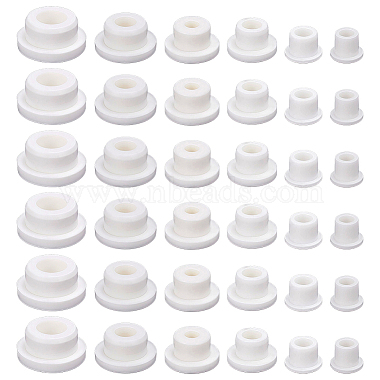 36Pcs 6 Styles Silicone Plugs(AJEW-OC0016-24)-1