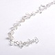 Handmade Natural Crystal Chips Beads Chains for Necklaces Bracelets Making(AJEW-JB00043-06)-1