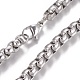 304 Stainless Steel Box Chain Bracelets(BJEW-I274-10S)-2