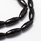 Natural Black Onyx Beads Strands(G-P161-28-16x6mm)-3