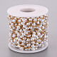 Handmade ABS Plastic Imitation Pearl Beaded Chains(STAS-T052-39G)-3