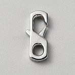 316 Surgical Stainless Steel Lobster Claw Clasps, Stainless Steel Color, 26x11x4.5mm, Hole: 5x4.5mm(STAS-CJC0011-08A)