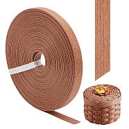 20M Paper Cords, Paper Twine, for Craft, Saddle Brown, 5/8 inch(15mm), about 21.87 Yards(20m)/Roll(OCOR-WH0078-151B)