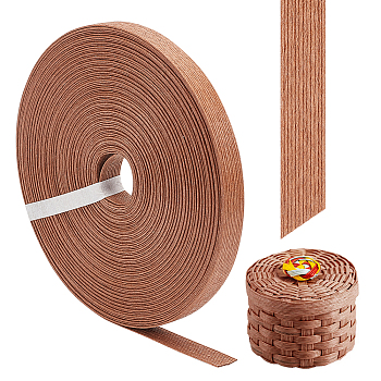 20M Paper Cords, Paper Twine, for Craft, Saddle Brown, 5/8 inch(15mm), about 21.87 Yards(20m)/Roll