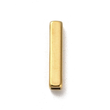 304 Stainless Steel Beads, Rectangle, Golden, 20x4x4mm, Hole: 2.8x2.8mm