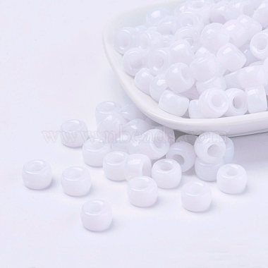 Opaque Acrylic European Beads(X-PL338-1)-2