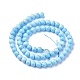 Assembled Synthetic Hemimorphite and Larimar Beads Strands(G-D0006-C01-6mm)-2