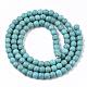 Synthetic Turquoise Beads Strands(X-TURQ-S192-4mm-2)-2