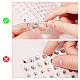 SUPERFINDINGS 6 Sheets 6 Styles Plastic Self-Adhesive Rhinestone Stickers(DIY-FH0005-77)-5