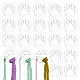 30Pcs Acrylic Thread Winding Boards(AJEW-GA0008-06A)-1