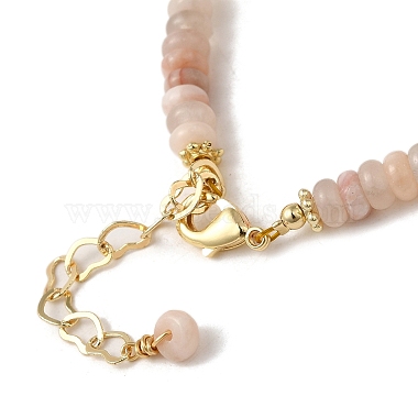 Natural Pearl & Pink Aventurine Beaded Bracelets(BJEW-C051-40G)-3