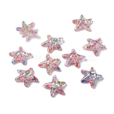 Colorful Starfish Resin Cabochons