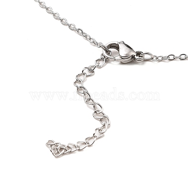 colliers pendentifs en acier inoxydable anti-ternissement(NJEW-K267-01D-P)-3