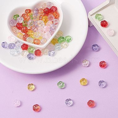 100Pcs 10 Colors Transparent Glass Beads(GLAA-CJ0001-46)-7