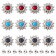 24 Sets 3 Colors Alloy Buttons(FIND-GF0005-33)-1