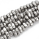 Electroplate Non-magnetic Synthetic Hematite Beads Strands(X-G-T061-102N)-1