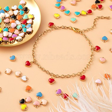 120Pcs 12 Colors Alloy Enamel Charms(ENAM-LS0001-79)-6