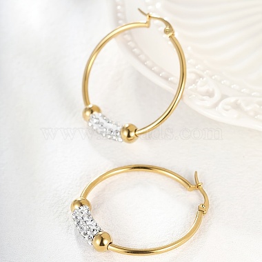 Ring Stainless Steel Earrings