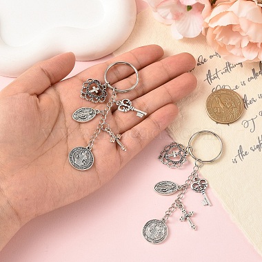 2Pcs Alloy Keychains(KEYC-YW00291)-5