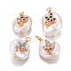 Natural Cultured Freshwater Pearl Pendants(PEAR-E013-18)-1