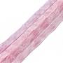Flat Nylon Elastic Cord, For Hair Tie Making, Pink, 15mm, 1m/pc