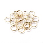 Brass Linking Rings, Golden, 12x0.7~1mm, Inner Diameter: 11mm(EC18712MM-G)