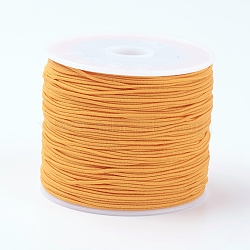 Elastic Cords, Stretchy String, for Bracelets, Necklaces, Jewelry Making, Gold, 0.6mm, about 37.18~40.46 yards(34~37m)/roll(EC-G008-0.6mm-04)