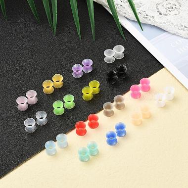 32Pcs 16 Colors Silicone Glitter Thin Ear Gauges Flesh Tunnels Plugs(FIND-YW0001-19A)-8