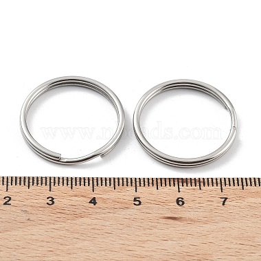 304 Stainless Steel Split Key Rings(STAS-Q314-02I-P)-3