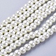 Glass Pearl Beads Strands(HY-6D-B02)-1