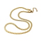 304 Stainless Steel Herringbone Chain Necklaces(NJEW-P282-04G)-2