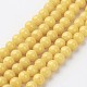 Natural Mashan Jade Round Beads Strands(X-G-D263-6mm-XS07)-1