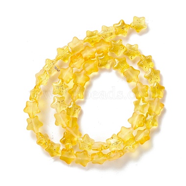 Perles en verre transparentes(GLAA-F112-04C)-3