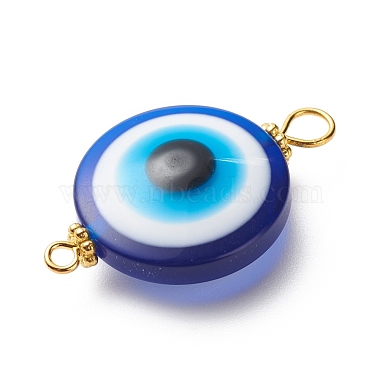 Transparent Evil Eye Resin Connector Charms(PALLOY-JF01848-01)-5