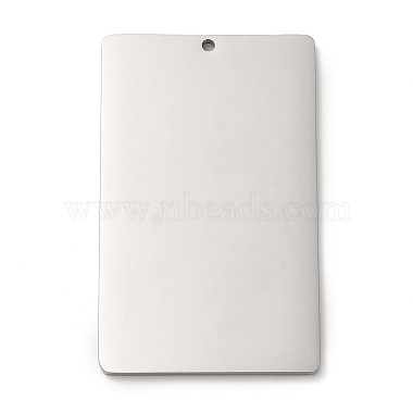 Stainless Steel Color Rectangle 303 Stainless Steel Pendants