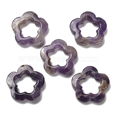 Flower Amethyst Cabochons