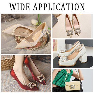 Elite 6Pcs 3 Style Plastic Imitation Pearl Shoe Decoration(AJEW-PH0004-51)-6