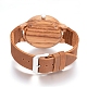 Montres-bracelets en bois de zebrano(WACH-H036-30)-4
