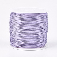 Nylon Thread, Nylon Jewelry Cord for Custom Woven Jewelry Making, Lilac, 0.8mm, about 49.21 yards(45m)/roll(NWIR-K022-0.8mm-05)