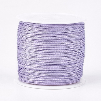 Nylon Thread, Nylon Jewelry Cord for Custom Woven Jewelry Making, Lilac, 0.8mm, about 49.21 yards(45m)/roll