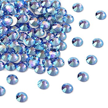 Preciosa&reg MAXIMA Crystal No Hotfix Flatback Stones, Czech Crystal, Dura Foiling, Round(438 11 615 Chaton Rose), 20320 200 Blue Violet AB, SS8(2.3~2.5mm)